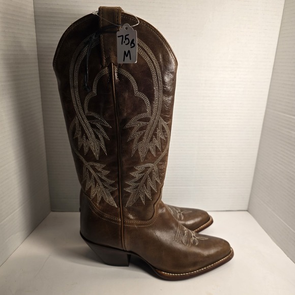 Idyllwind Womens Brown Leather Western Cowboy Boots Size 7.5 M - Picture 4 of 9